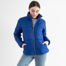 0410-42 синяя женская куртка -зефирка (5'TH AVENUE, на синтепоне, 3 ед. размеры норма:42.44.46) Куртка