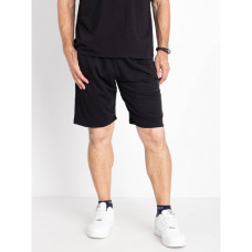 4421-1 черные мужские спортивный шорты (двунитка, 5 ед. размеры норма: 46, 48, 50, 52, 54) Шорты