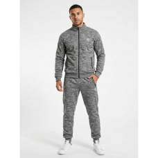 4959-66 серый мужской спортивный костюм (двухнитка, кофта на змейке, 5ед, размеры норма: 46, 48, 50, 52, 54) Спортивный костюм