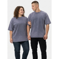 7475-66 серая унисекс футболка (турецкий коктон, 6 ед, размеры мужской полубатал, женский батал: 3XL. 3XL. 4XL. 4XL. 5XL. 5XL) Футболка