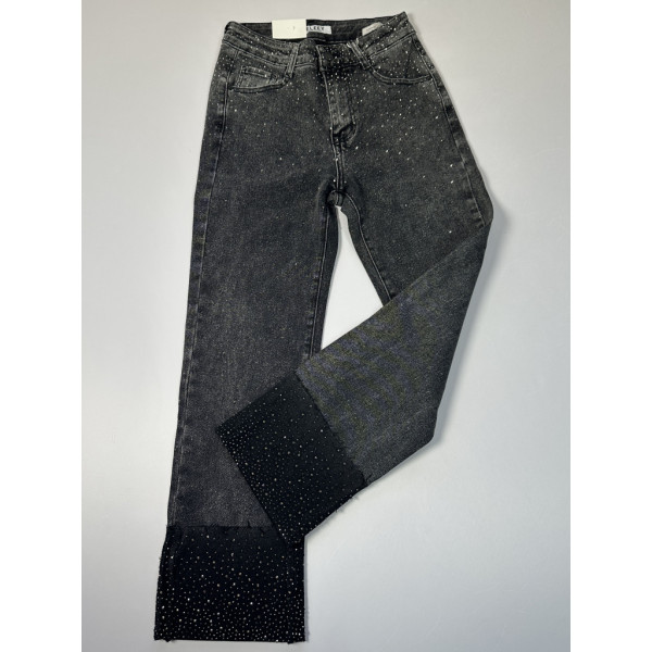 7010# сірі жіночі стрейчові джинсові капрі New Jeans (6 од., розміри норма: 25-30) видача наступного дня New Jeans