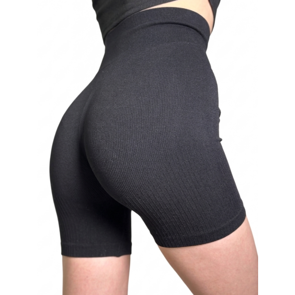 0414 микс цветов женские велосипедки (рубчик, с ефектом PUSH-UP. 6 ед. размеры на бирке L/4XL соответствуют нерме S/XL) Велосипедки