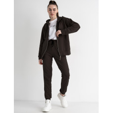 5371-9 коричневий жіночий спортивний костюм (5'TH AVENUE, турецька двонитка, 4 од. розміри норма: 42. 44. 46. 48)