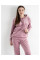 5085-41 РОЖОВИЙ спортивний костюм жіночий велюровий (4 од.розміри: S.M.L.XL)