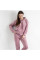5085-41 РОЖОВИЙ спортивний костюм жіночий велюровий (4 од.розміри: S.M.L.XL)