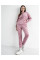 5085-41 РОЖОВИЙ спортивний костюм жіночий велюровий (4 од.розміри: S.M.L.XL)