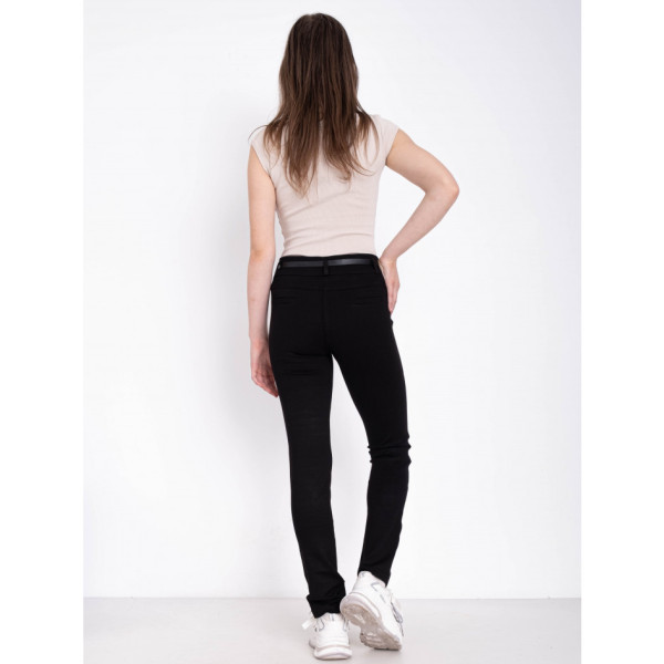 0080-1 чорні жіночі штани (CEMEILLA, 6 од. розміри на бірці: підліток: 21-26)