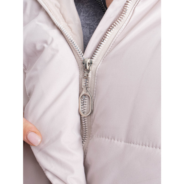 0235-100 молочна жіноча куртка (5 од. розміри норма: M. L. XL. 2XL. 3XL)