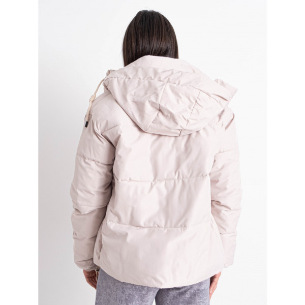 0235-100 молочна жіноча куртка (5 од. розміри норма: M. L. XL. 2XL. 3XL)