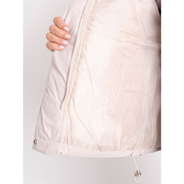 0235-100 молочна жіноча куртка (5 од. розміри норма: M. L. XL. 2XL. 3XL)