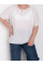 0207-10 * біла жіноча футболка (коттон 65%, поліестер 35%, 8 од. розміри батал: XL-4XL, повторюються) видача наступного дня
