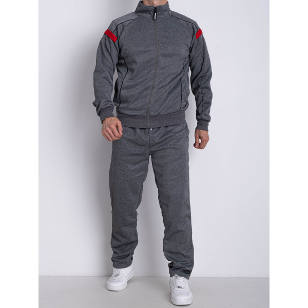 5211-6 сірий чоловічий спортивний костюм (GODSEND, двонитка, 5 од. розміри норма: M. L. XL. 2XL. 3XL)