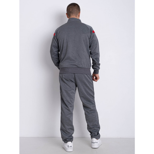 5211-6 сірий чоловічий спортивний костюм (GODSEND, двонитка, 5 од. розміри норма: M. L. XL. 2XL. 3XL)