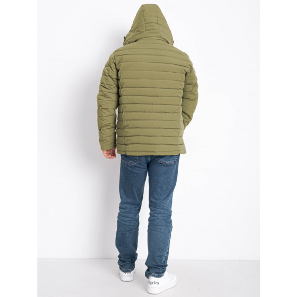 0001-4 оливкова чоловіча тепла куртка (5 од., розміри норма: 48. 50. 52. 54. 56)