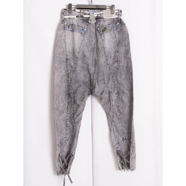 6014 сірі жіночі штани (стрейчові, 2 од. розміри норма: S. XL)