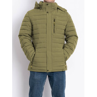 0001-4 оливкова чоловіча тепла куртка (5 од., розміри норма: 48. 50. 52. 54. 56)