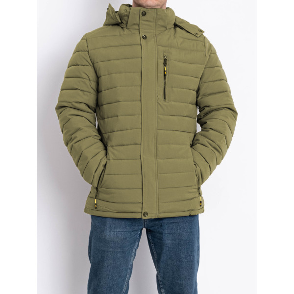 0001-4 оливкова чоловіча тепла куртка (5 од., розміри норма: 48. 50. 52. 54. 56)
