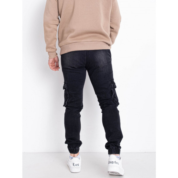 0438 темно-сірі чоловічі джинси (VINGVGS. стейч, на манжеті, 8од, розміри норма: 29, 30, 31, 32, 33, 34, 36, 38)