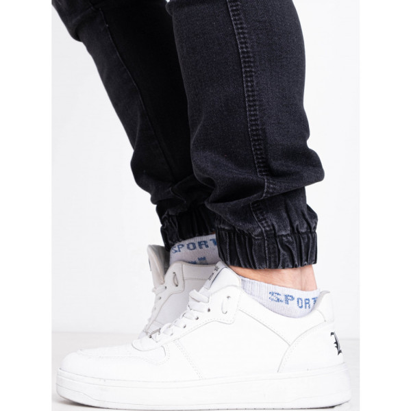 0438 темно-сірі чоловічі джинси (VINGVGS. стейч, на манжеті, 8од, розміри норма: 29, 30, 31, 32, 33, 34, 36, 38)