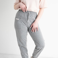 3016-6 ЛАСТІВКА СВІТЛО-СІРІ спортивні штани жіночі напівбатальні (4 од.розміри на бирці: L-3XL відповідають М-2XL)
