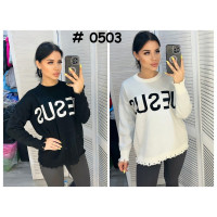 0503* мікс кольорів жіночий светр (6 од., розміри норма-напівбатал: M-XL універсальний) видача наступного дня