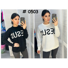 0503* мікс кольорів жіночий светр (6 од., розміри норма-напівбатал: M-XL універсальний) видача наступного дня