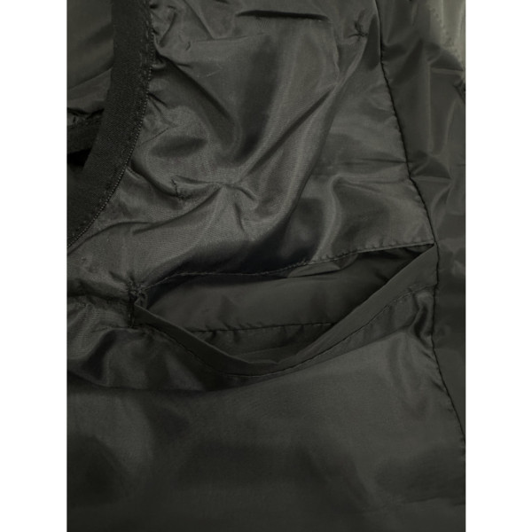 0046-1 чорна чоловіча жилетка (синтепон, з капюшоном, 5од, розміри батал: 4XL. 5XL. 6XL. 7XL. 8XL)