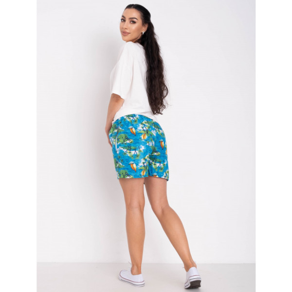 6620 голубые женские шорты (5 ед. размеры на бирке: XL. XL. 5XL. 5XL. 5XL, маломерят)