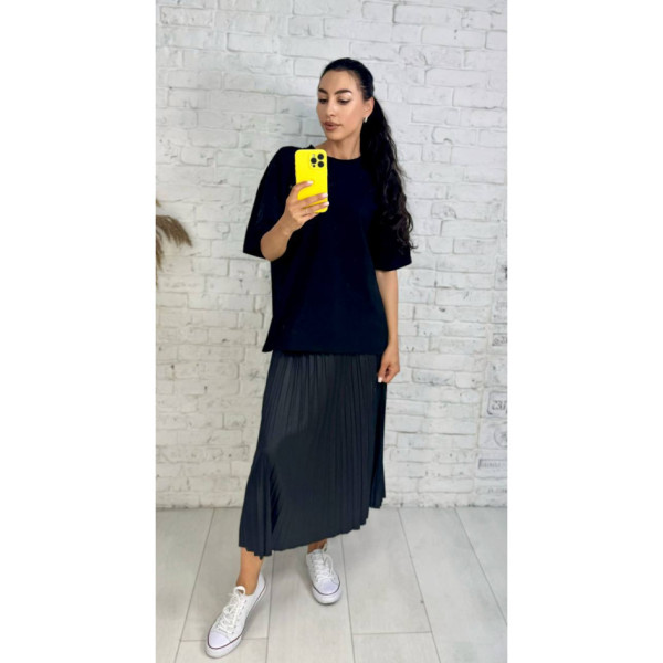 9099 * УТОЧНЮЙТЕ КОЛІР ПІД ЧАС ЗАМОВЛЕННЯ жіноча спідниця (3 од. універсальний розмір норма-напівбатал: S-ХL) видача наступного дня