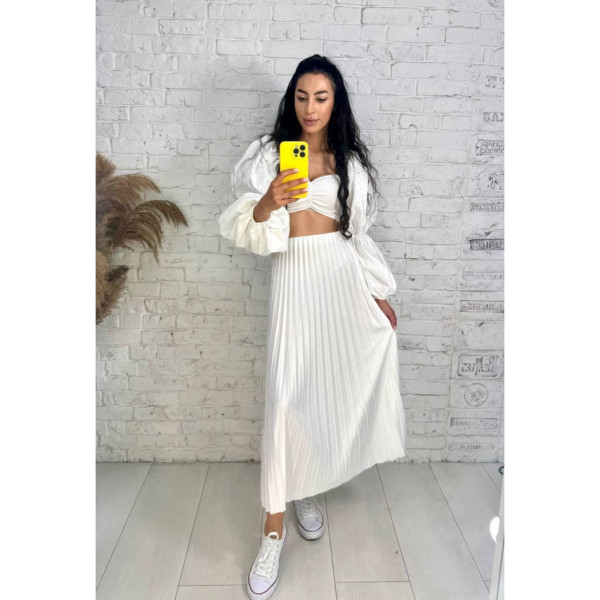 9099 * УТОЧНЮЙТЕ КОЛІР ПІД ЧАС ЗАМОВЛЕННЯ жіноча спідниця (3 од. універсальний розмір норма-напівбатал: S-ХL) видача наступного дня