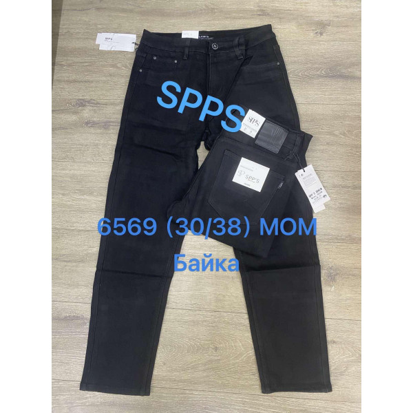 6569 чорні чоловічі джинси на байку (SPPS, MOM, бавовна, 8 од. розміри норма: 30, 31. 32. 33. 33. 34. 36. 38)