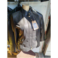 0028* чорна жіноча куртка (екошкіра, 7 од. розміри норма: S. M. L. XL. 2XL. 3XL. 4XL) видача наступного дня