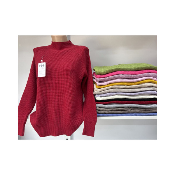 0044 * мікс квітів жіночий светр (15 од., розміри напівбатал: 52) видача наступного дня