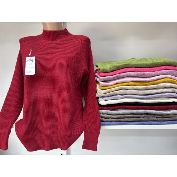 0044 * мікс квітів жіночий светр (15 од., розміри напівбатал: 52) видача наступного дня