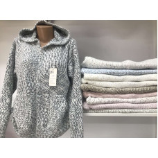 0087-99 мікс забарвлень жіноча кофта (10 од. універсальний батальний розмір: 52-56)