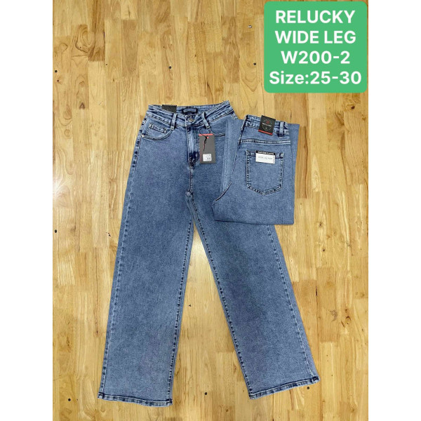 0200-2# блакитні жіночі джинси (6 од., розміри норма: 25-30) видача наступного дня