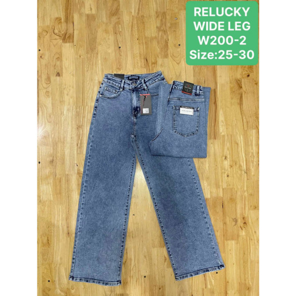 0200-2# блакитні жіночі джинси (6 од., розміри норма: 25-30) видача наступного дня