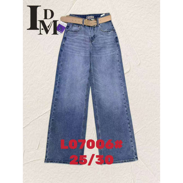 07006# сині жіночі джинси (LDM, 6 од., розміри норма: 25-30) видача наступного дня