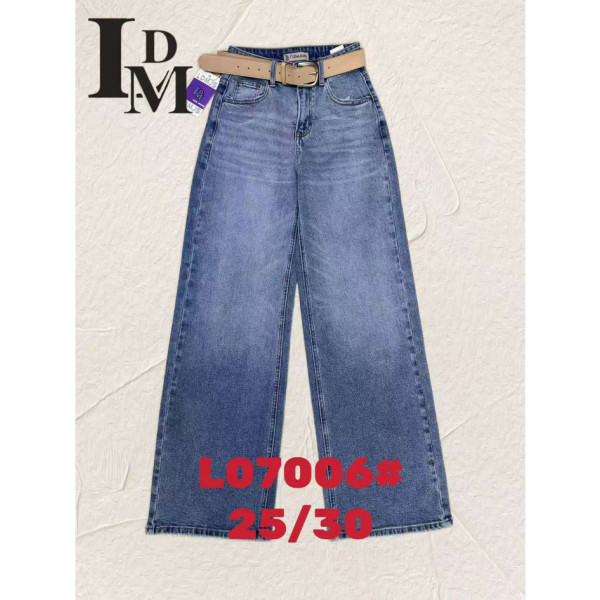 07006# сині жіночі джинси (LDM, 6 од., розміри норма: 25-30) видача наступного дня