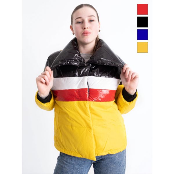 90070-99 чотири кольори жіноча куртка (синтепон, 4 од. розміри норма: M. L. XL. XL)