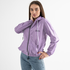 25056-29 бузкова вітровка жіноча з капюшоном (4 од. розміри: 44-46/2.48-50/2)