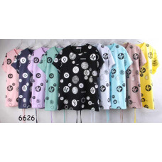 6626# мікс кольорів жіноча футболка (10 од., розміри напівбатал/батал: L-3XL універсальний) видача наступного дня