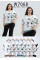7068# микс цветов женская футболка Kiss Me (10 ед, размеры батал: 3XL-5XL) выдача на следующий день