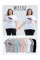 7132# микс цветов женская футболка Kiss Me (10 ед, размеры батал: 2XL-4XL) выдача на следующий день