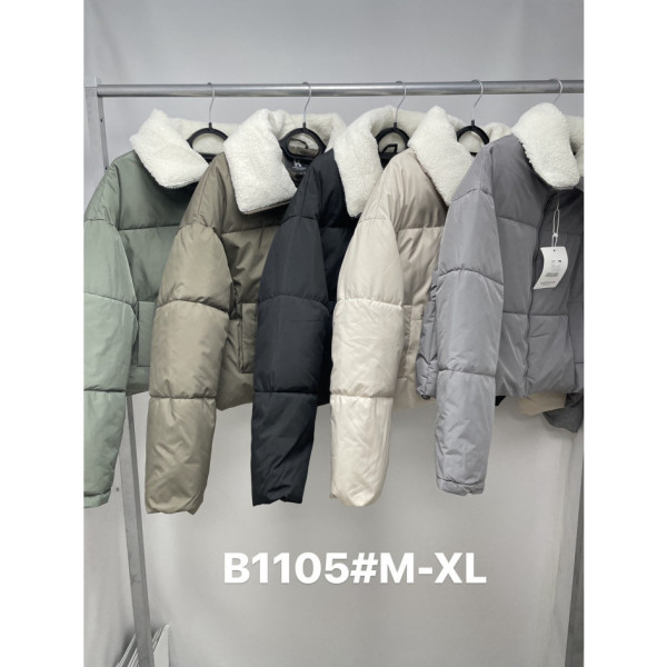 1105* выбор цвета женская куртка на синтепоне ( 3 ед, размеры норма: M, L, XL) выдача на следующий день