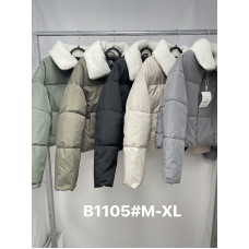 1105* вибір кольору жіноча куртка на синтепоні (3 од., розміри норма: M, L, XL) видача наступного дня