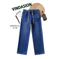 6023-2 # сині жіночі джинси (VINDASION, 6 од. розміри батал: 31-38) видача наступного дня