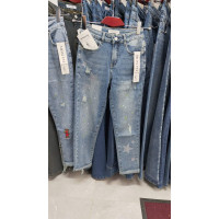 0575# голубые женские стрейчевые джинсы New Jeans (6 ед, размеры норма: 25-30) выдача на следующий день