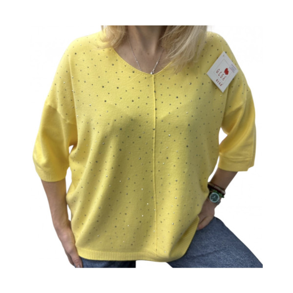 25200* мікс кольорів жіночий светр (бавовна-кашемір, 6 од., розміри батал: 50-58) видача наступного дня