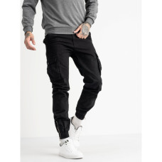 1952-12 / черные мужскые джоггеры (In Yesir, стрейчевые, 2ед. размеры норма: 29, 29) Джогеры